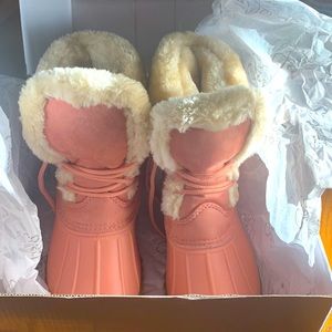 NWT Olivia MIller Girl lined duck boots, pink